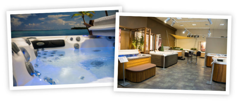 Vitalspa jakuzzi bemutatóterem