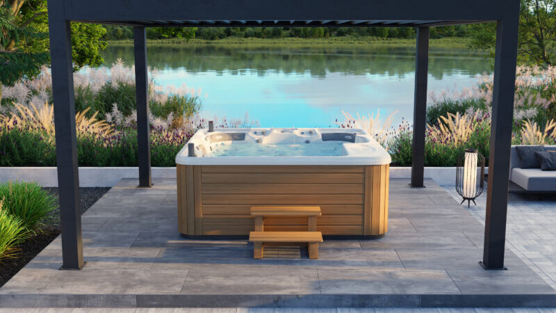 Jakuzzi teraszra