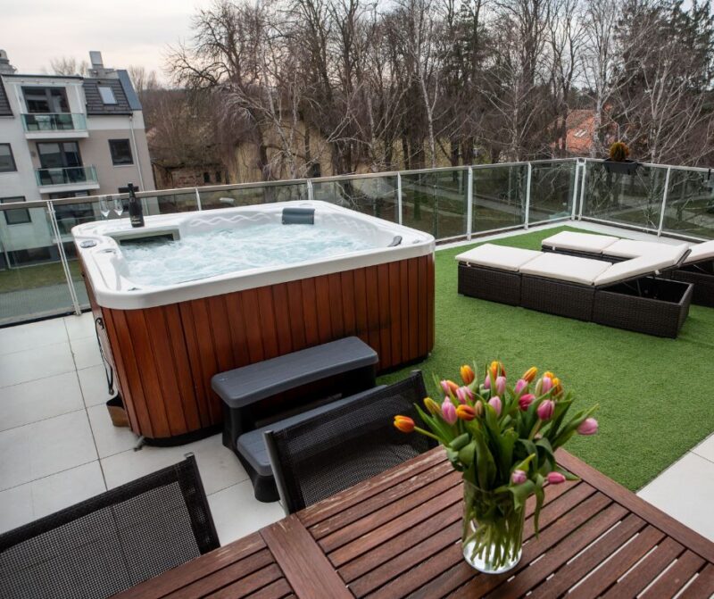 Jakuzzi erkélyre