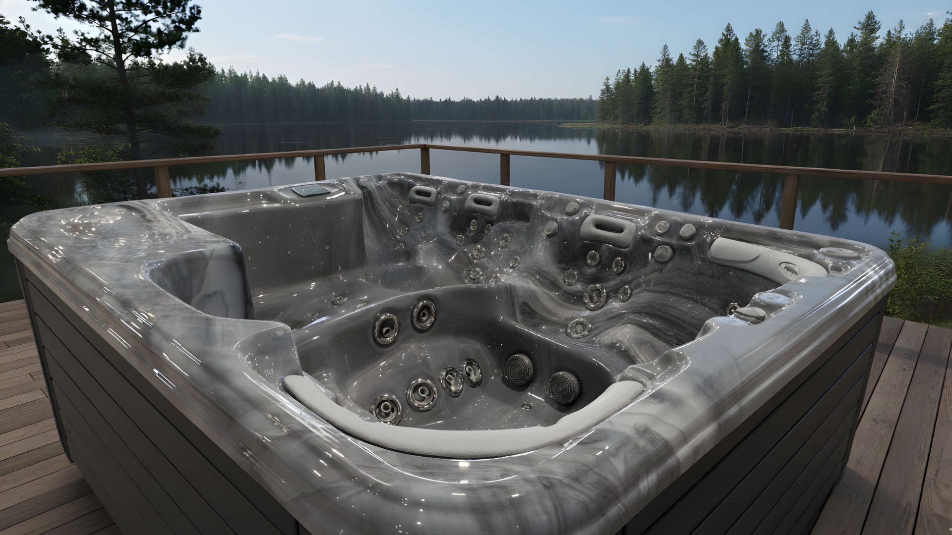 stormclouds jakuzzi természetben